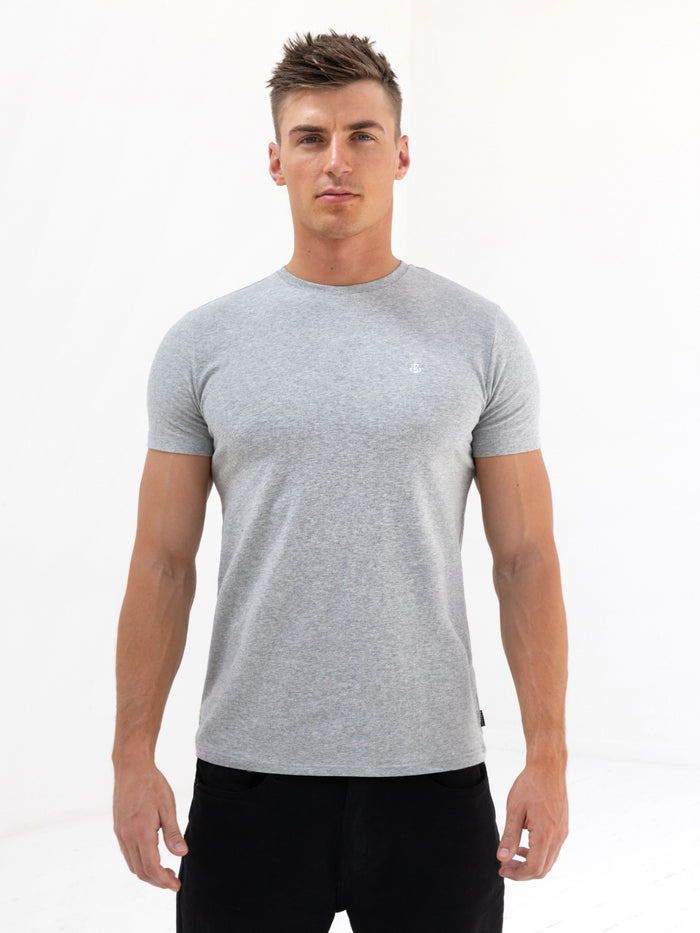 Denver T-Shirt - Mergelgrau