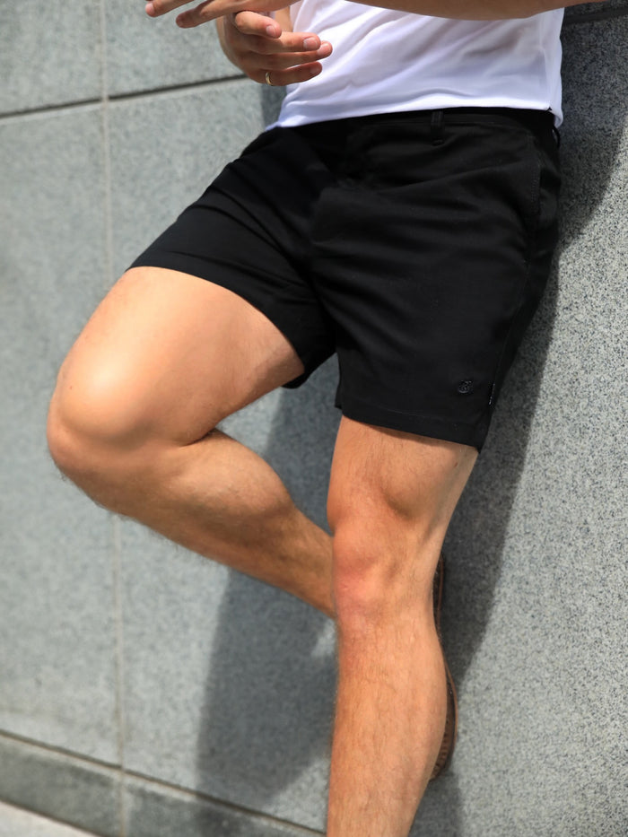 Sanremo Chino Shorts - Schwarz