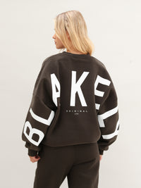 Isabel Oversized Jumper - Dunkelbraun