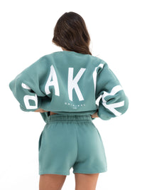 Isabel Oversized Jumper - Deep Sage