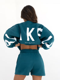 Isabel Oversized Jumper - Storm Teal