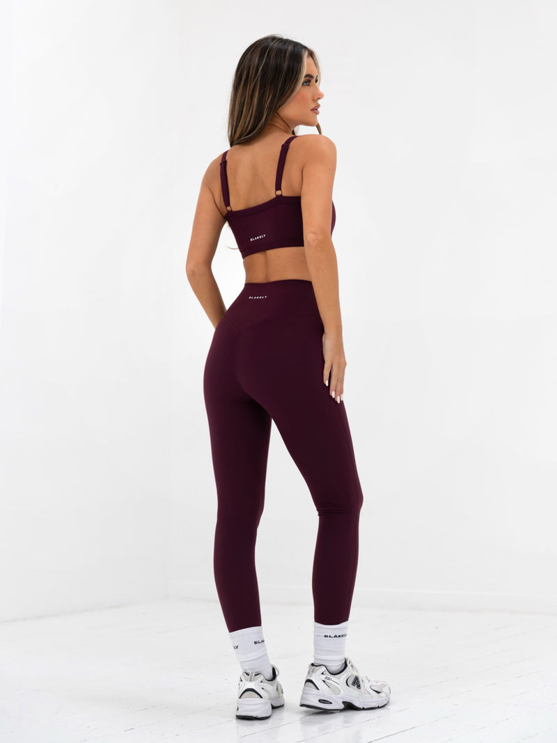 Ultimate Active Leggings - Dunkle Kirsche