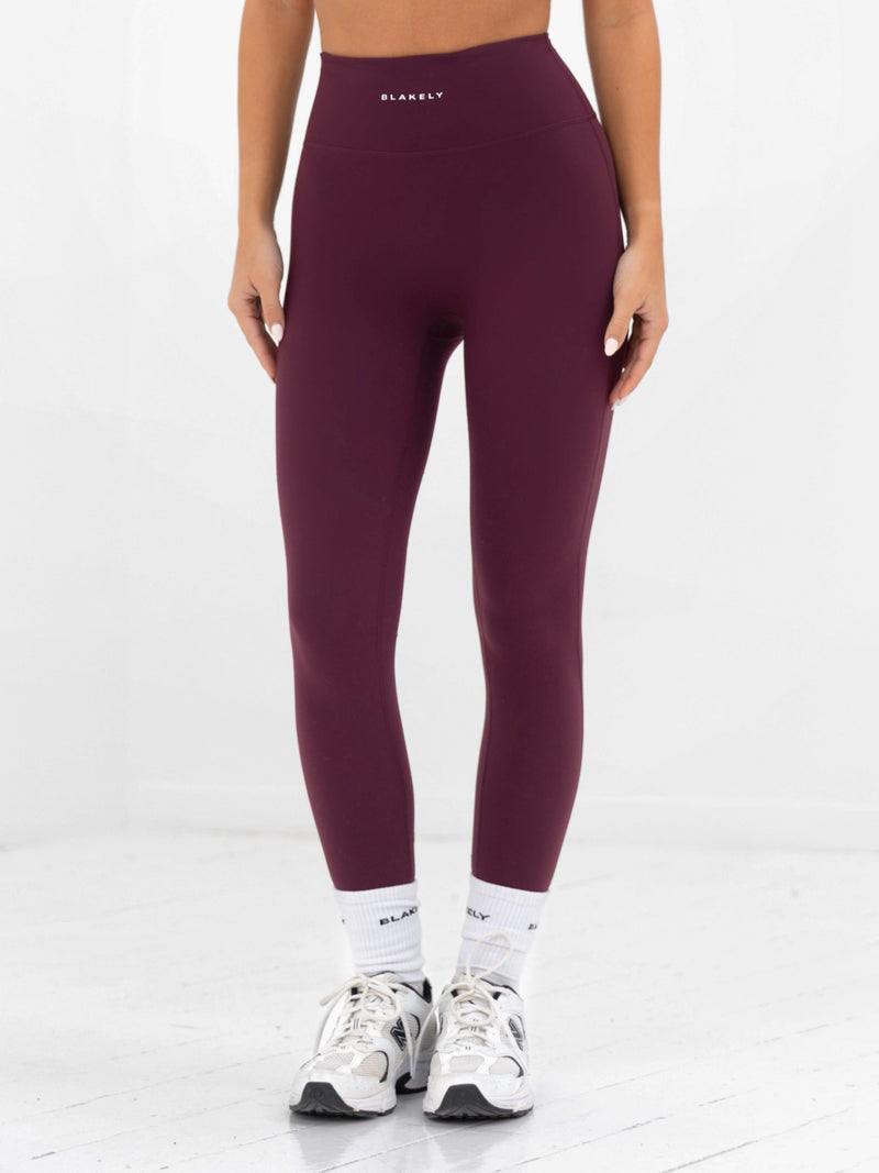 Ultimate Active Leggings - Dunkle Kirsche