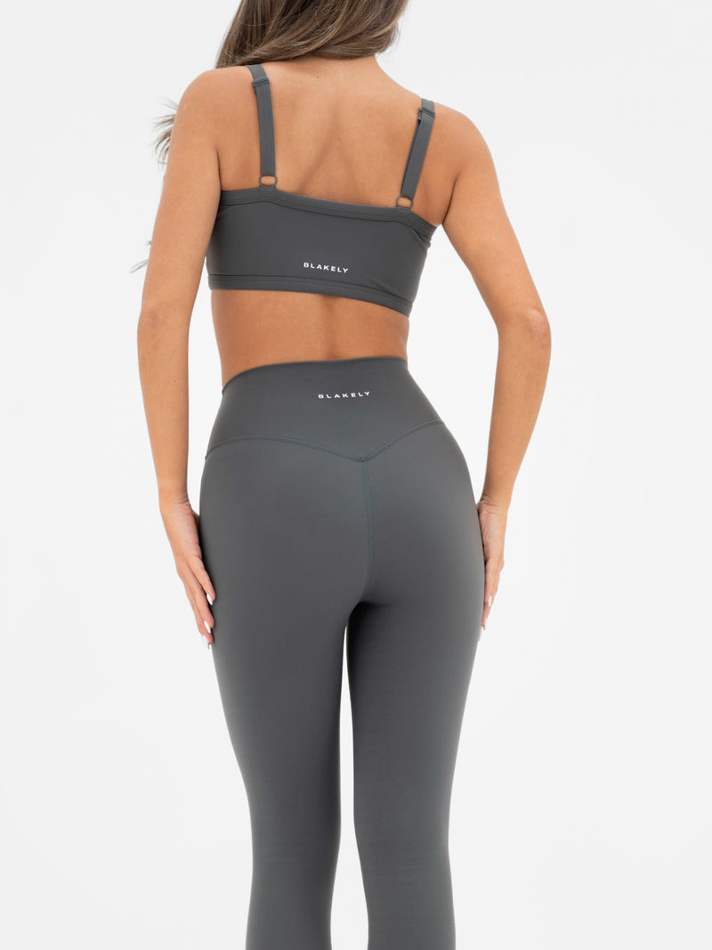 Ultimate Active Leggings - Khaki Grey