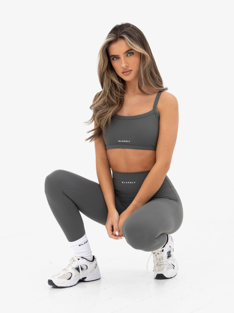 Ultimate Active Leggings - Khaki Grey