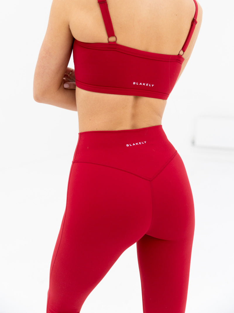 Ultimate Active Leggings - Cherry Red