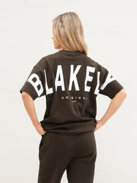 Isabel Oversized T-Shirt - Dunkelbraun