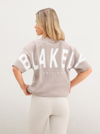Isabel Oversized T-Shirt - Zacht taupe