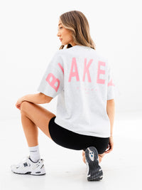 Isabel Oversized T-Shirt - Mergelweiß