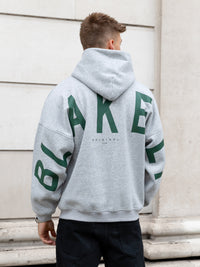 Idris Oversized Hoodie - Marl Grey