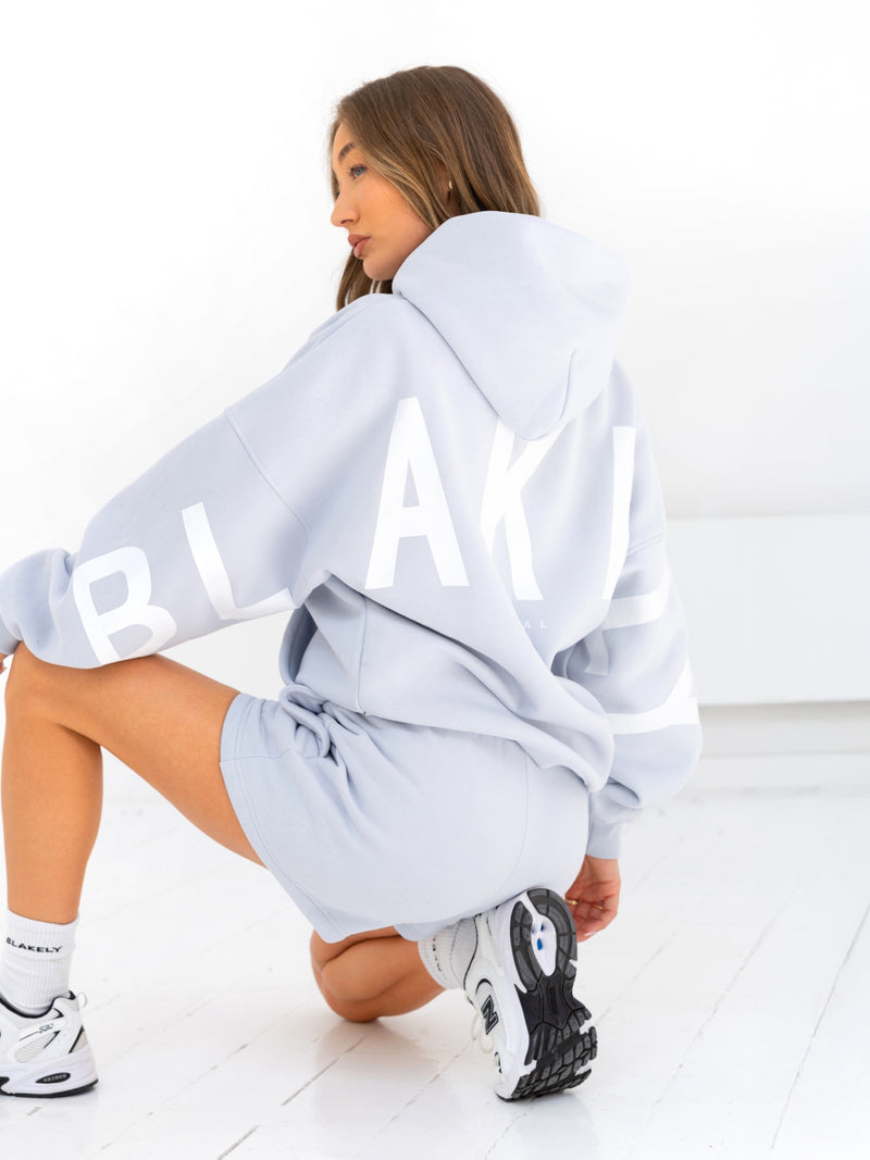 Isabel Oversized Hoodie - Hellblau