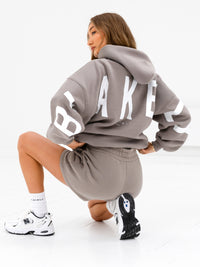 Isabel Oversized Hoodie - Neutral Grey
