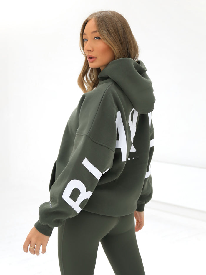 Isabel Oversized Hoodie - Khakigrün