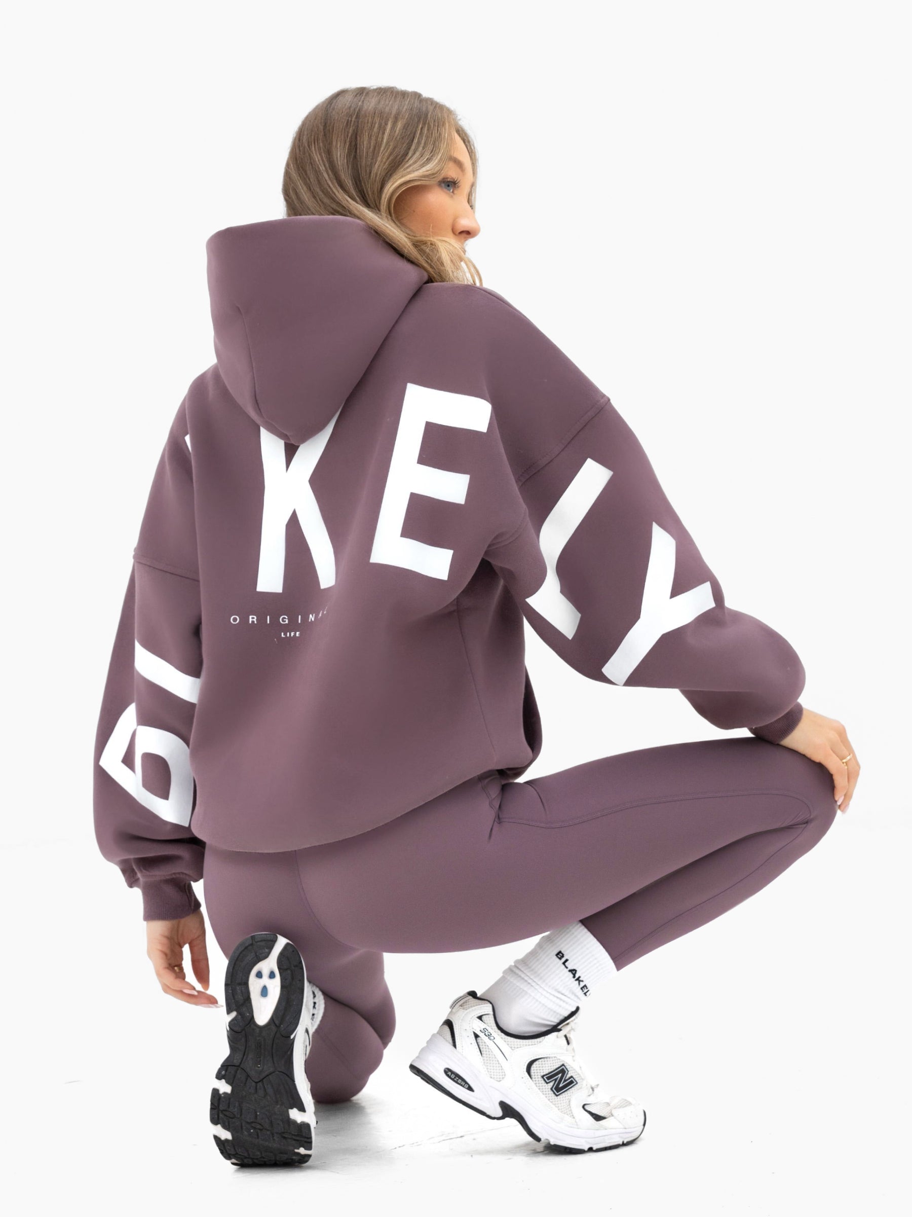 Buy Blakely Light Plum Isabel Oversized Hoodie | Free delivery on orders over €99