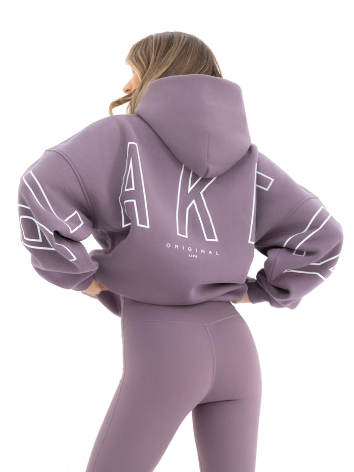 Outline Isabel Oversized Hoodie - Traube