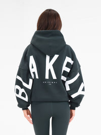 Isabel Oversized Hoodie - Bleu canard nuit