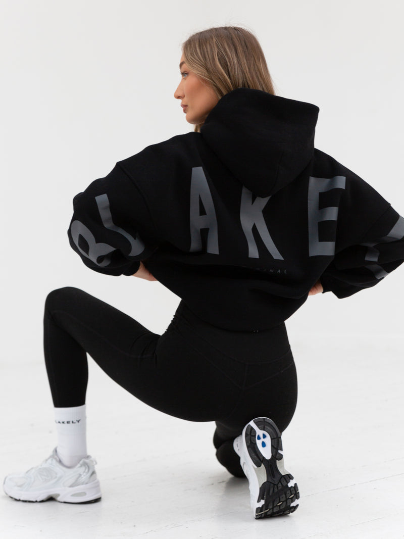 Tonal Isabel Hoodie & Leggings Set - Schwarz