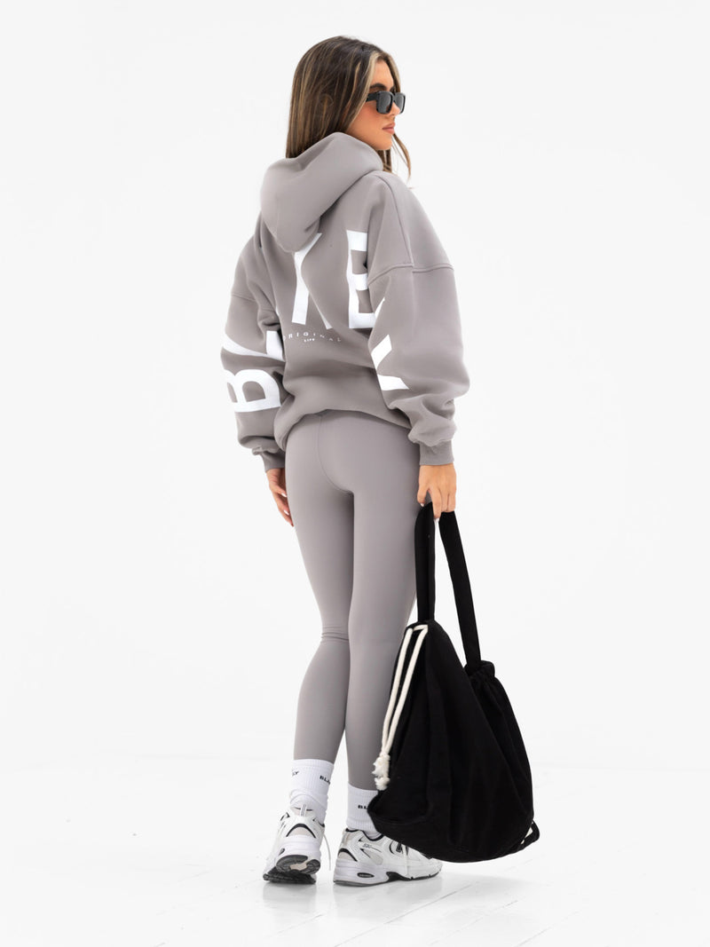 Isabel Oversized Hoodie - Mid Grey