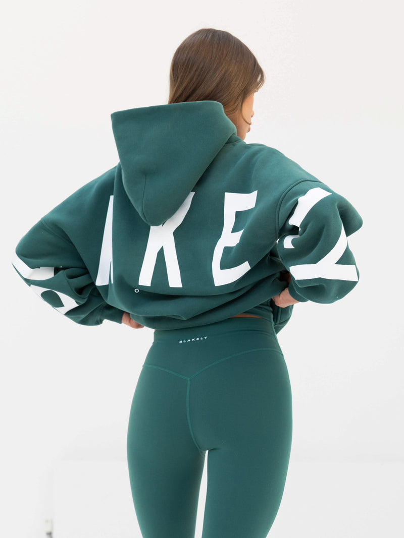 Isabel Oversized Hoodie - Kieferngrün