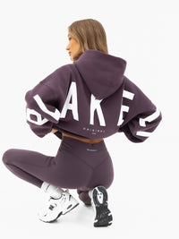 Isabel Oversized Hoodie - Pflaume