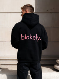 Leo Relaxed Hoodie - Black