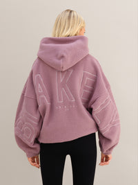 Borg Isabel Oversized Hoodie - Altrosa