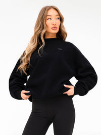 Olivia Oversized Jumper - Black