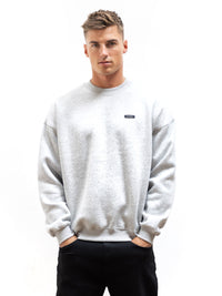 Otis Relaxed Jumper - Marl Grey