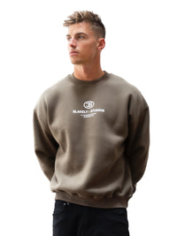 Mercer Relaxed Jumper - Khaki Brown
