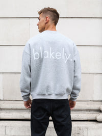 Enzo Relaxed Jumper - Marl Grey