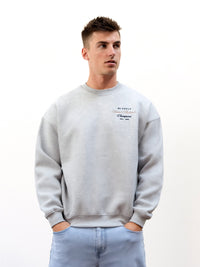 Legacy Relaxed Jumper - Marl Grey