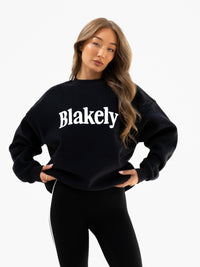 Jada Oversized Jumper - Black