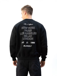 Apex City Relaxed Jumper - Black