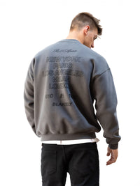 Apex City Relaxed Jumper - Charcoal