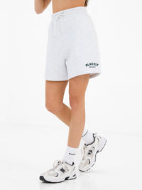 Heritage Jogger Shorts - Mergelweiß & Dunkelgrün