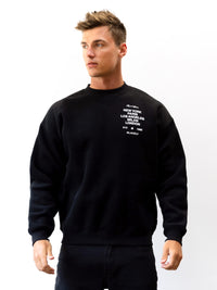 Apex 610 Relaxed Jumper - Black