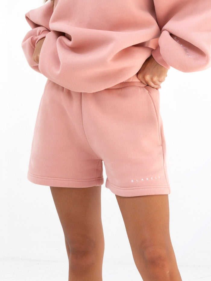 Isabel Jogger Shorts - Pfirsichrosa
