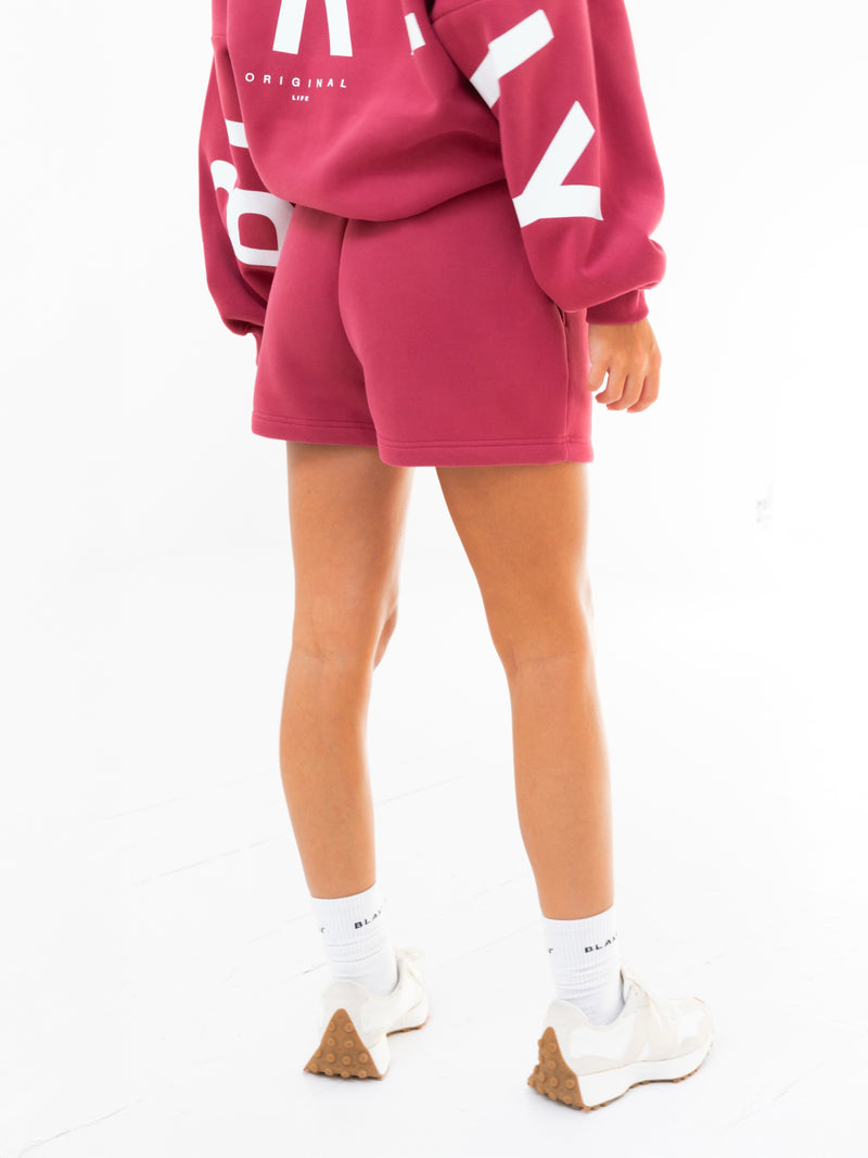 Isabel Jogger Shorts - Deep Pink