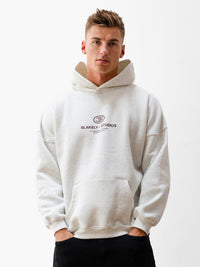 Mercer Relaxed Hoodie - Marl White