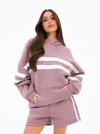Amber Oversized Hoodie - Stoffig roze