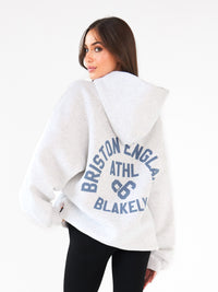 Briston Oversized Hoodie - Marl Wit
