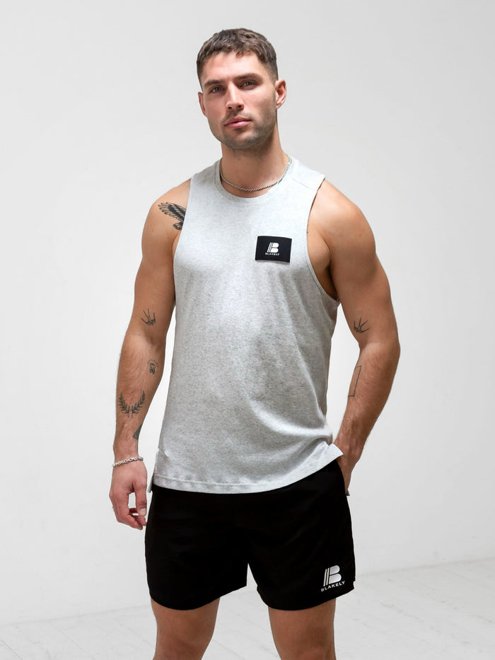 Apex Label Sleeveless Vest - Mergelweiß
