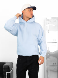 Miles Relaxed Hoodie - Powder Blue