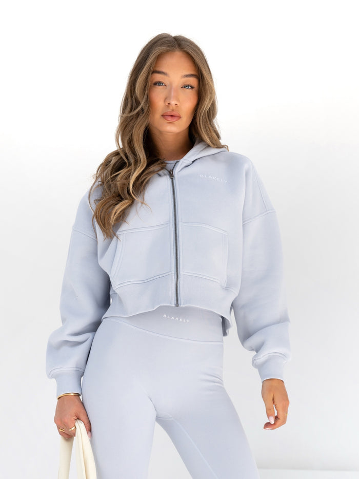 Blakely Full Zip Hoodie - Hellblau
