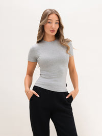 Blakely Basic Baby Tee - Mergelgrau