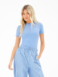 Lucia Baby Tee - Light Blue