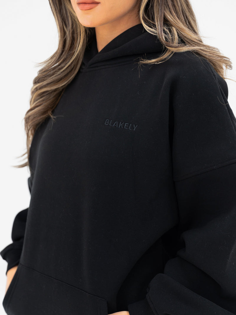 Isla Oversized Hoodie - Schwarz