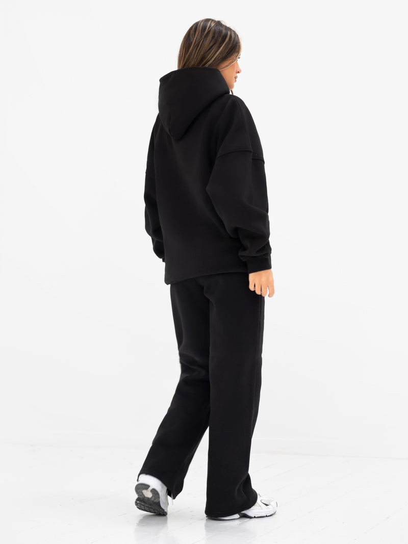 Isla Oversized Hoodie - Schwarz
