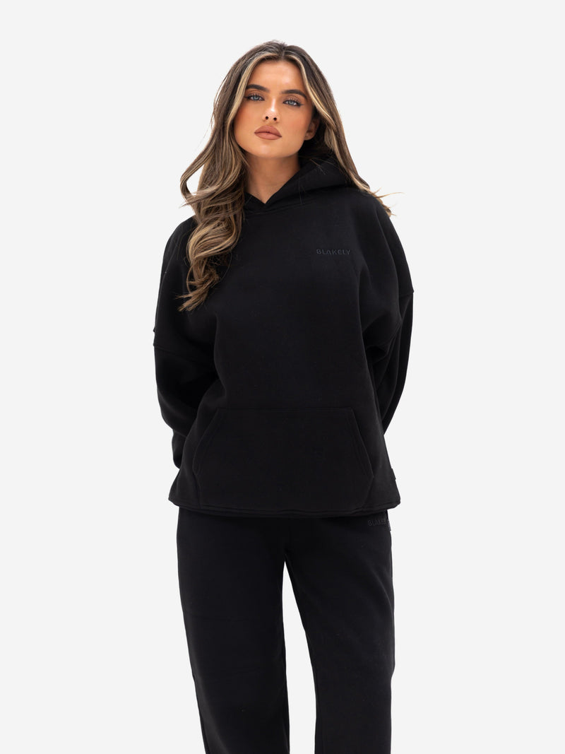 Isla Oversized Hoodie - Schwarz