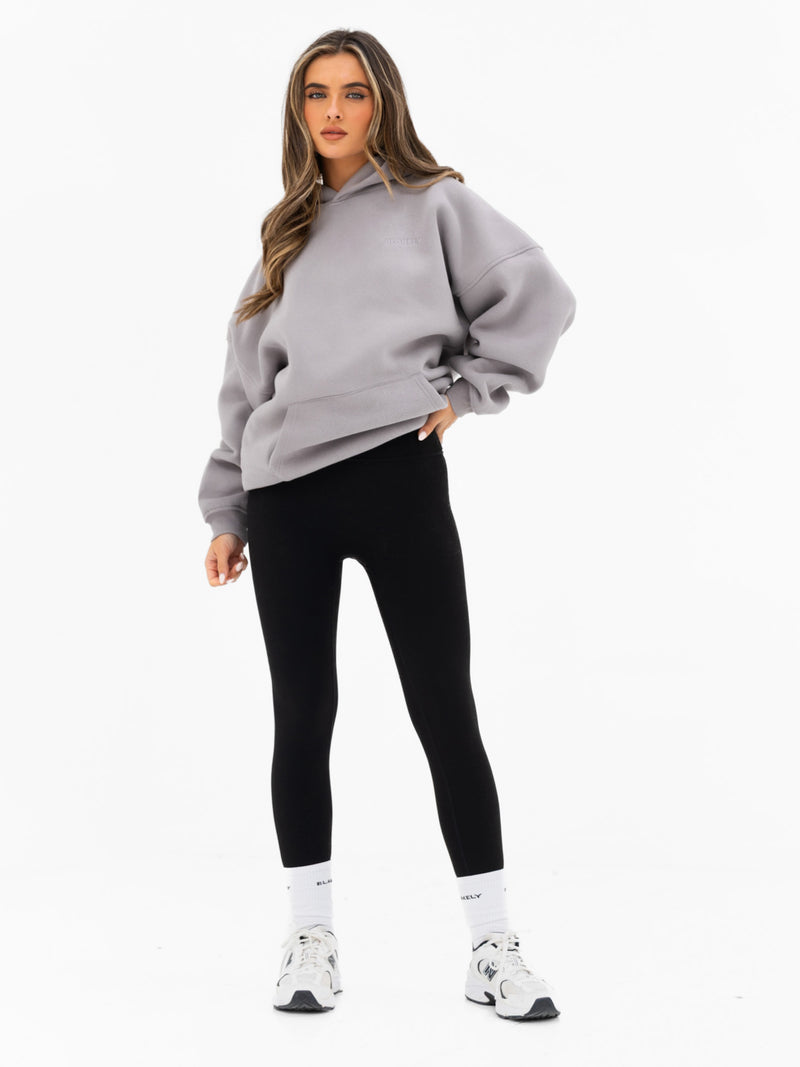 Isla Oversized Hoodie - Mittelgrau
